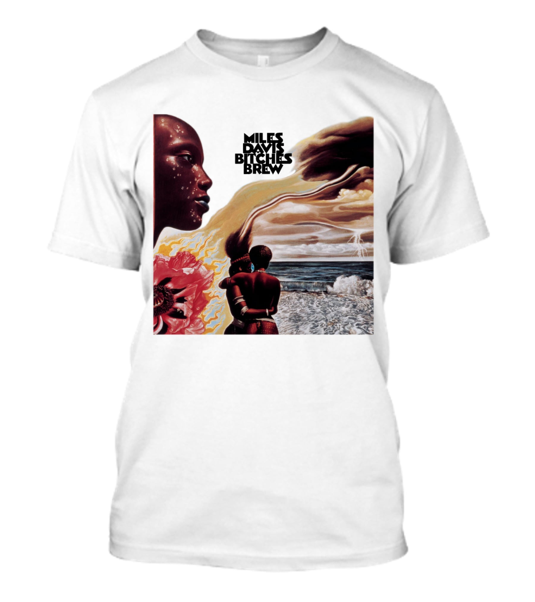 Miles Davis Bitches Brew Album Cover Art T-Shirt