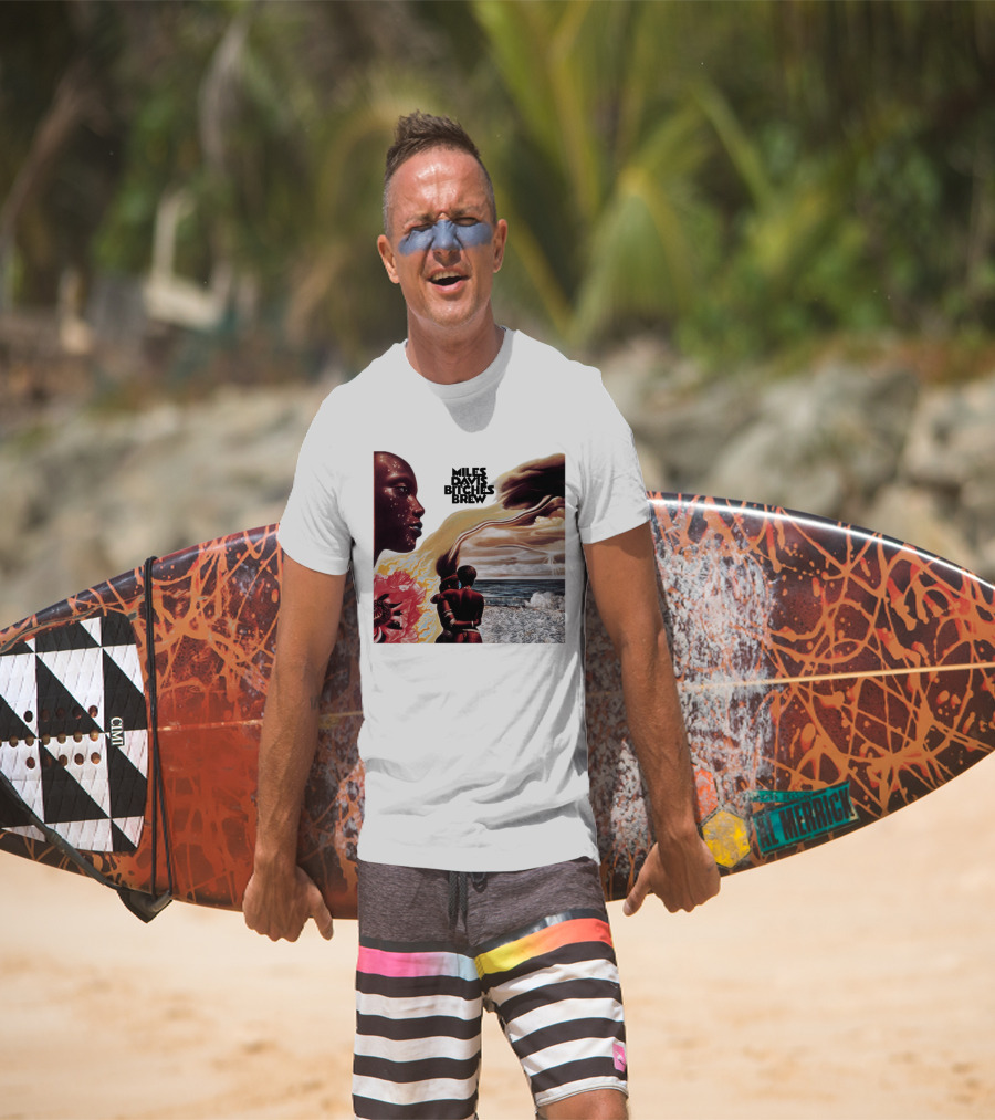 Miles Davis Bitches Brew Album Cover Art T-Shirt