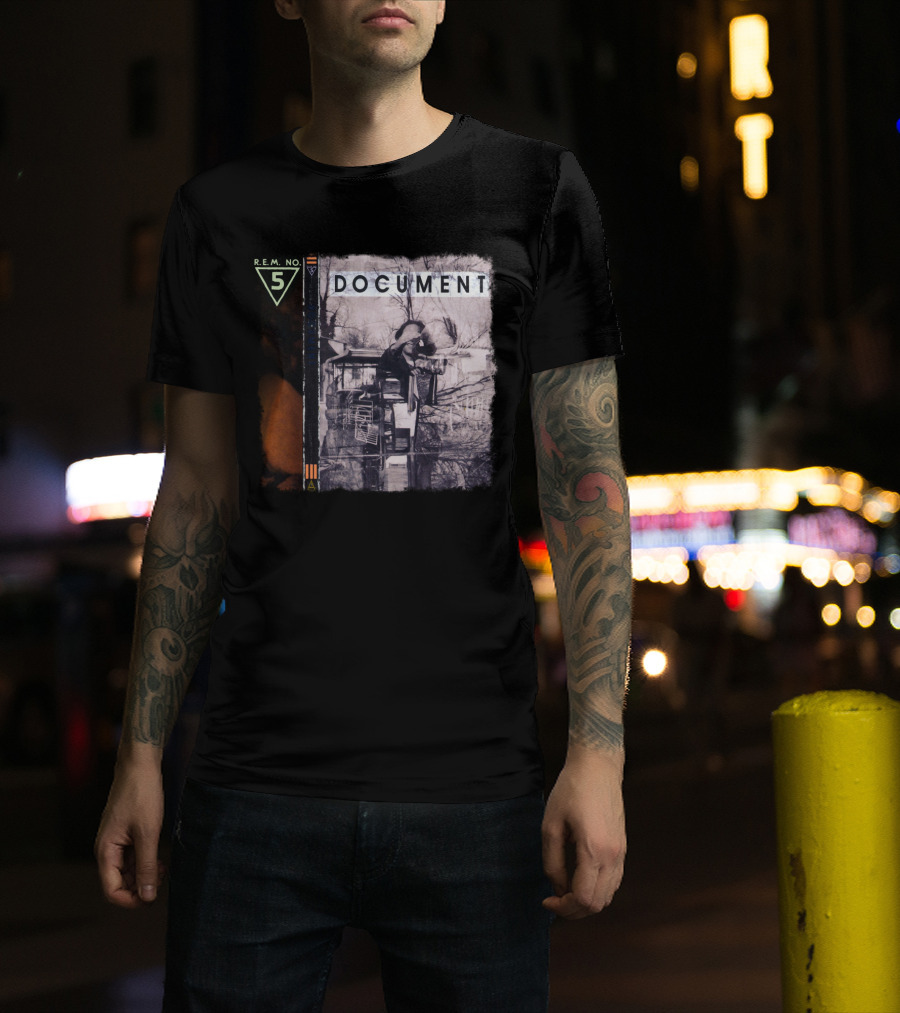 R.e.m. Document Album Cover No. T-Shirt