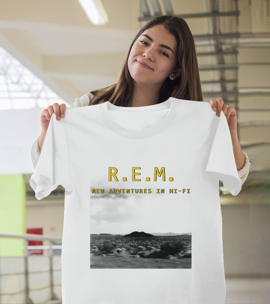 R.E.M. New Adventures In Hi-Fi Desert Landscape Photography T-Shirt