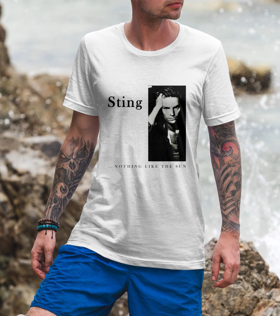 Sting ...Nothing Like The Sun Album Cover T-Shirt