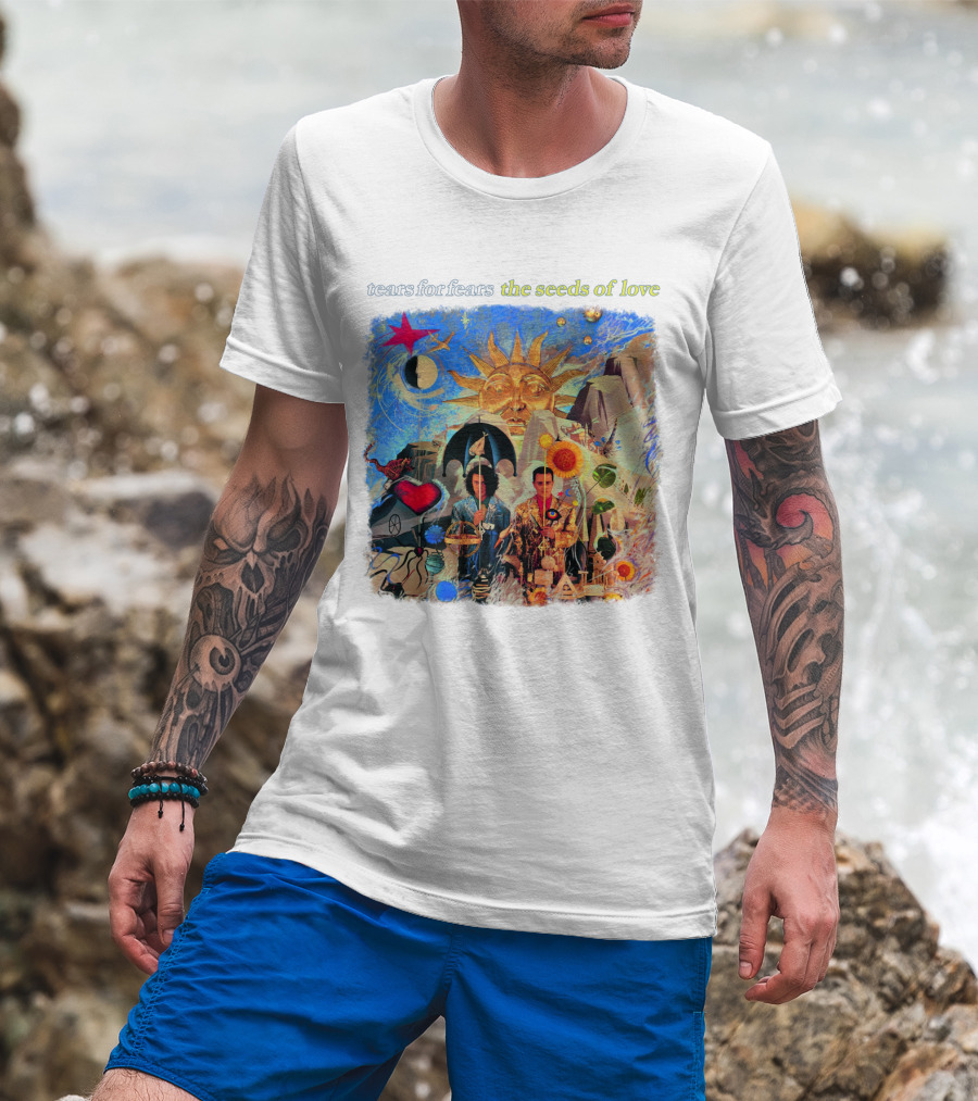 Tears For Fears The Seeds Of Love Sun Collage T-Shirt