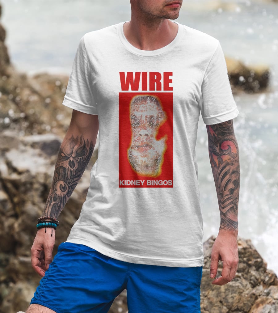 WIRE Kidney Bingos Red Face T-Shirt
