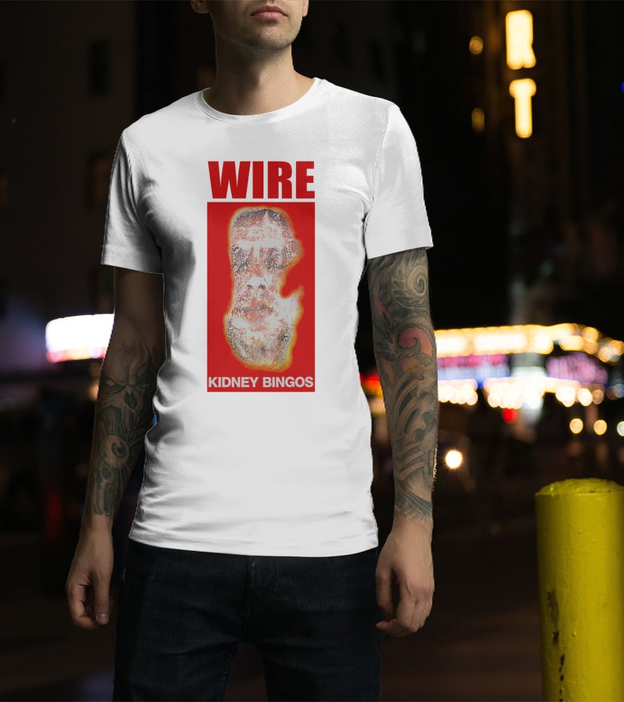 WIRE Kidney Bingos Red Face T-Shirt