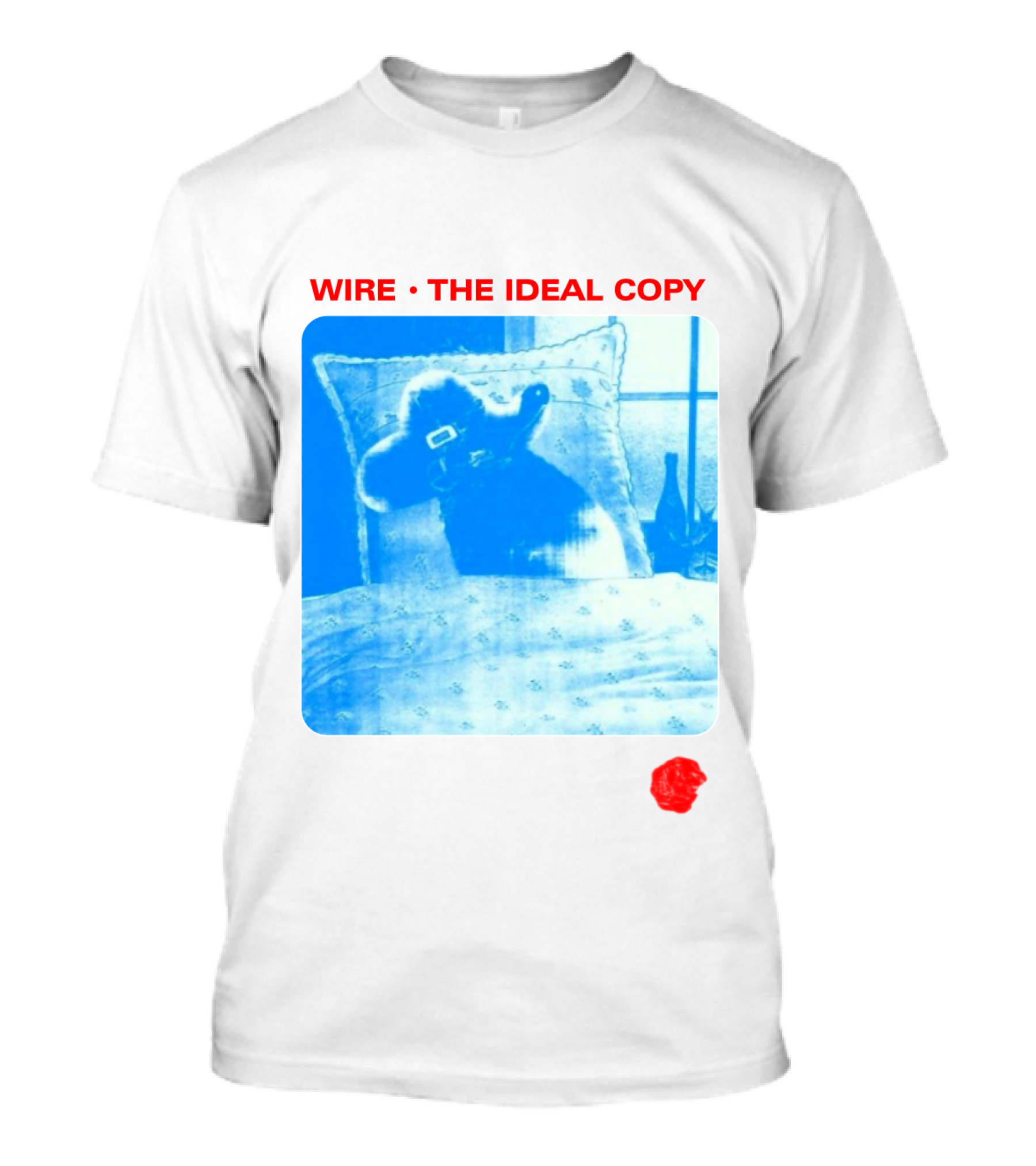 Wire The Ideal Copy Blue Dog On Pillow T-Shirt