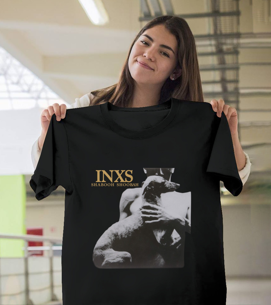 INXS Shabooh Shoobah Album Cover with Dog and Human T-Shirt