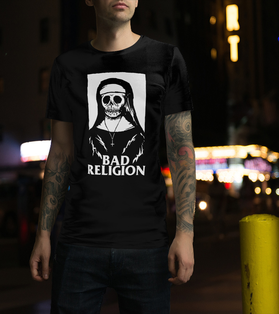 Bad Religion Skull Nun T-Shirt