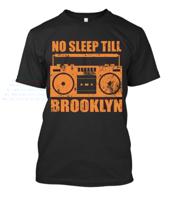 No Sleep Till Brooklyn Vintage Boombox T-Shirt