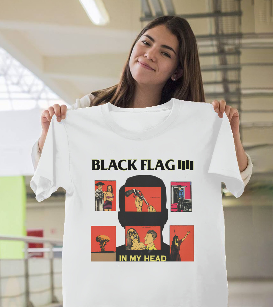 Black Flag In My Head T-Shirt