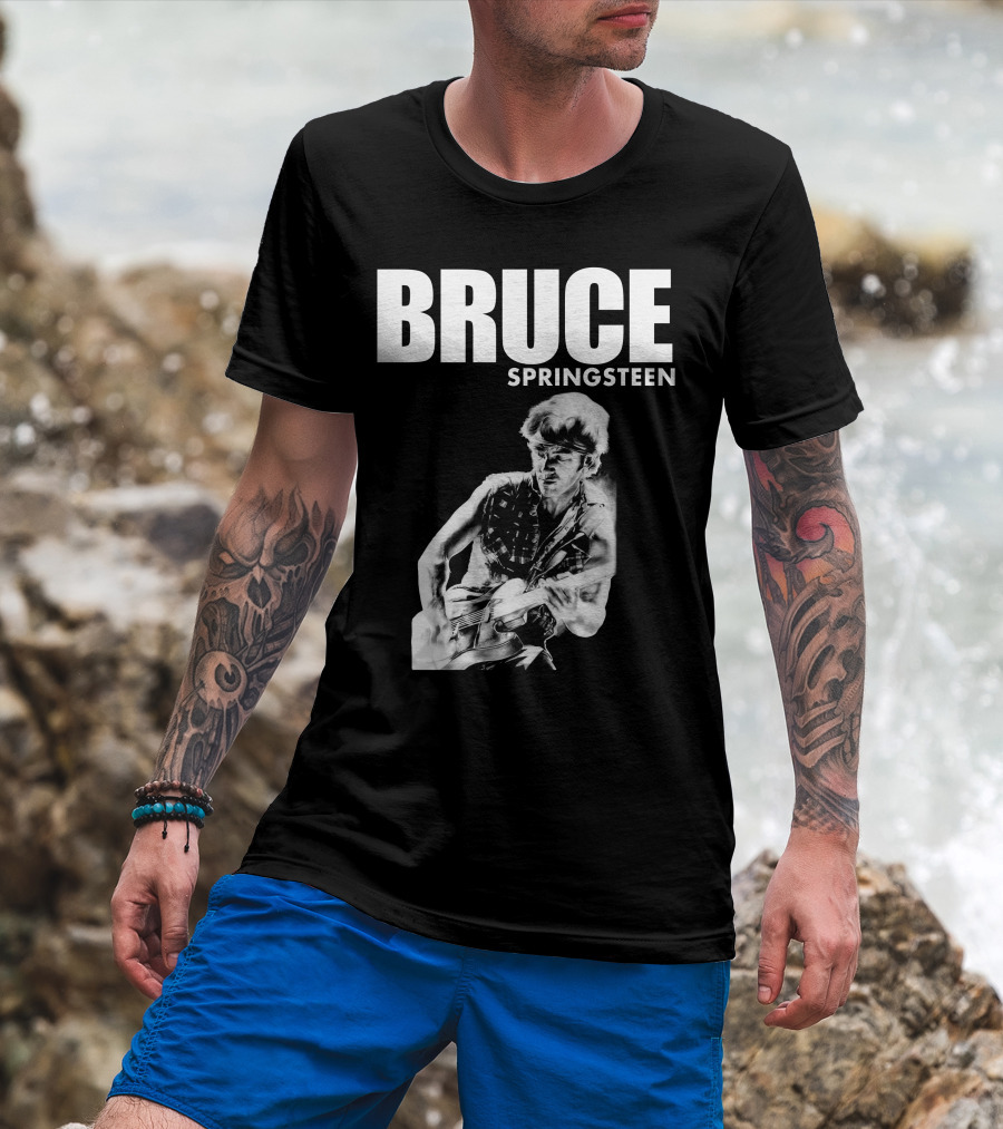 Bruce Springsteen Rock Music Brs T-Shirt