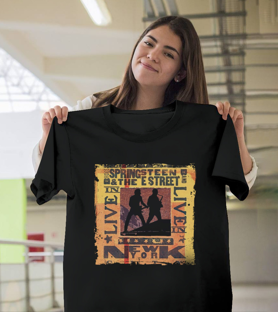 Bruce Springsteen & The E Street Band Live In New York T-Shirt
