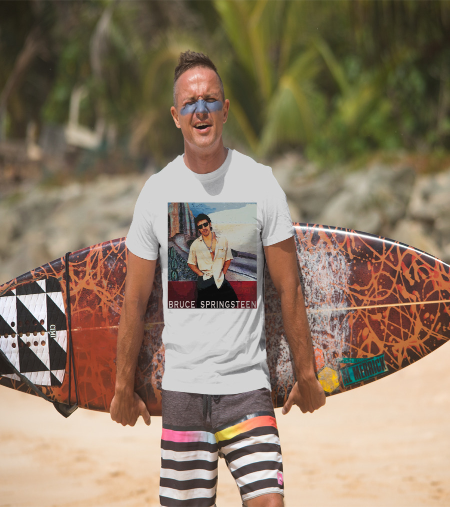 Bruce Springsteen Retro Sunglasses Style Music Legend T-Shirt