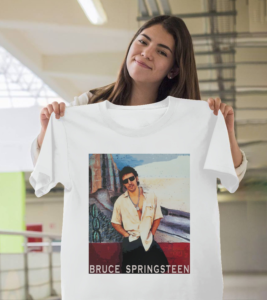 Bruce Springsteen Retro Sunglasses Style Music Legend T-Shirt