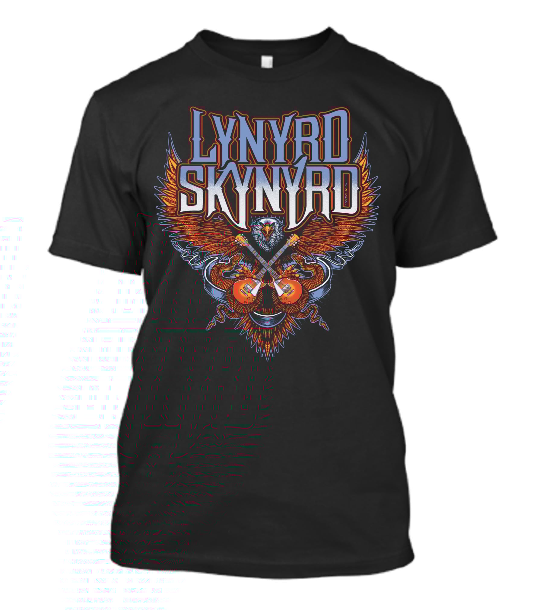 Lynyrd Skynyrd Eagle And Guitars Rock Band T-Shirt