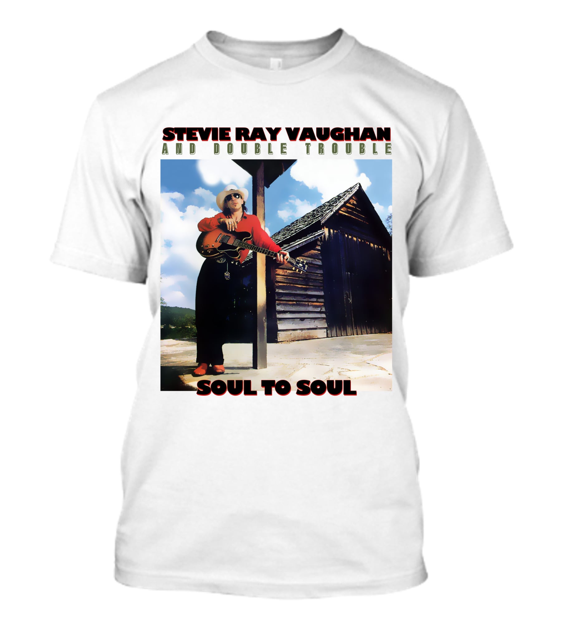Stevie Ray Vaughan And Double Trouble Soul To Soul T-Shirt