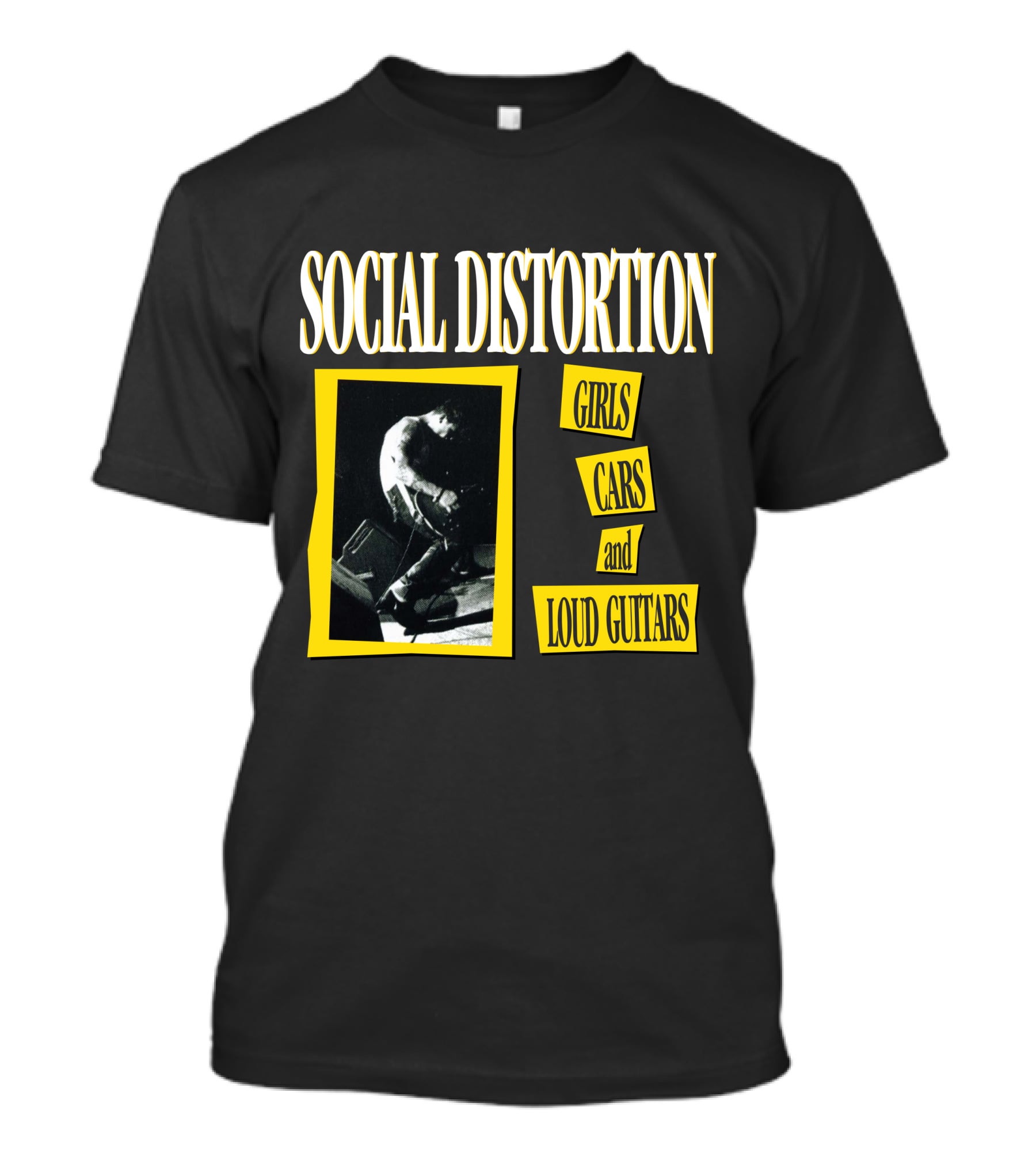 Social Distortion Girls Cars And Loud Guitars T-Shirt