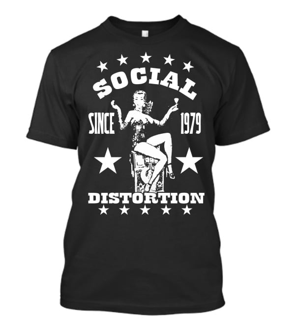 Social Distortion Since 1979 Retro Style T-Shirt