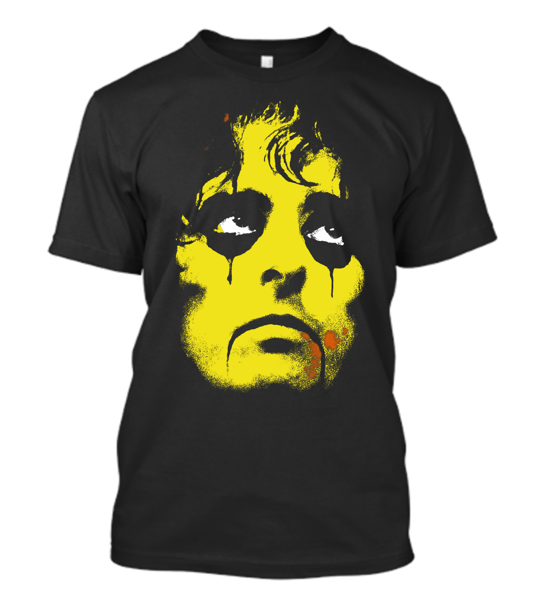Alice Cooper Classic Rock Horror Face Artwork T-Shirt