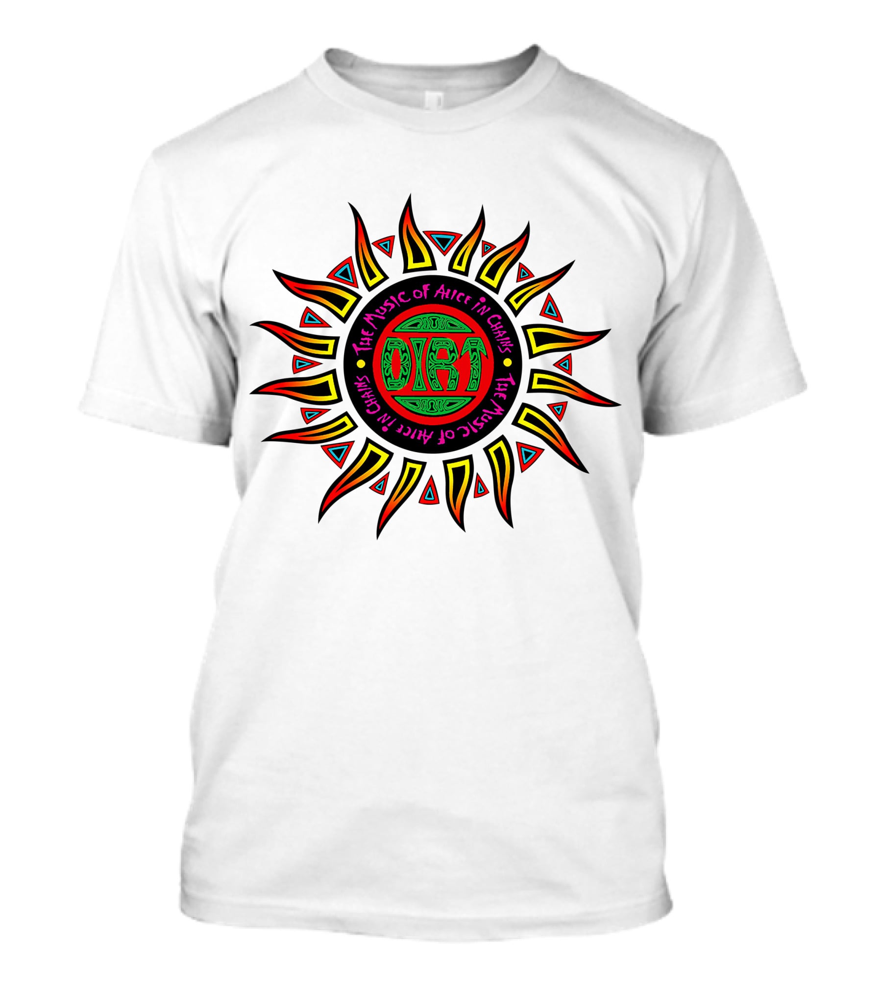 The Music Of Alice In Chains Aic Sunburst T-Shirt
