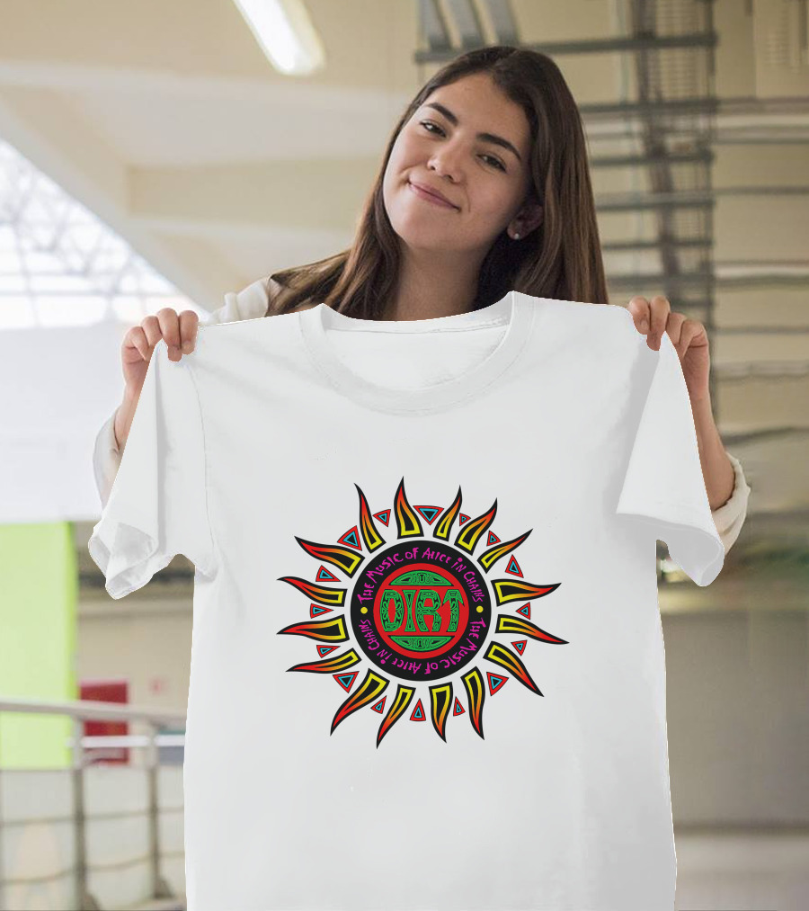 The Music Of Alice In Chains Aic Sunburst T-Shirt