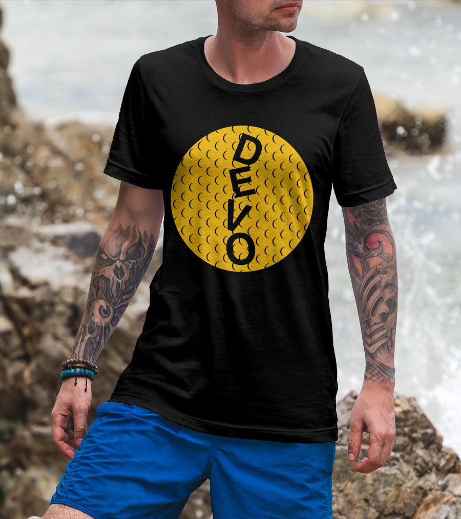 Devo Yellow Circle T-Shirt
