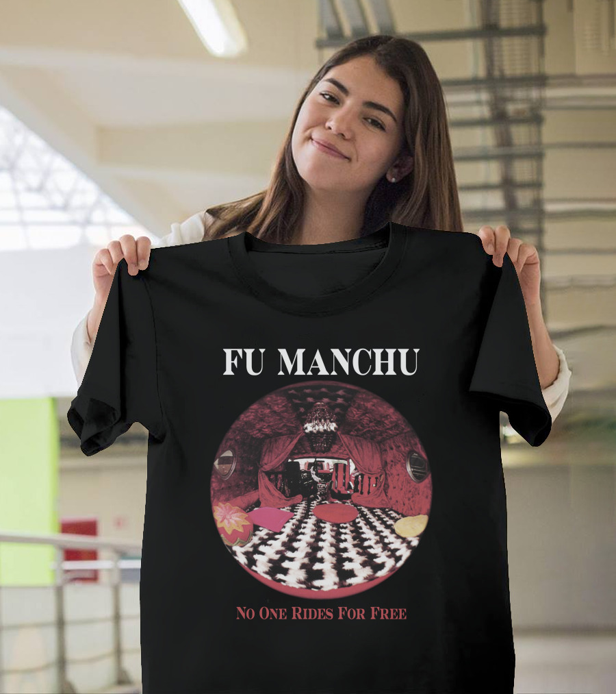 Fu Manchu No One Rides For Free T-Shirt