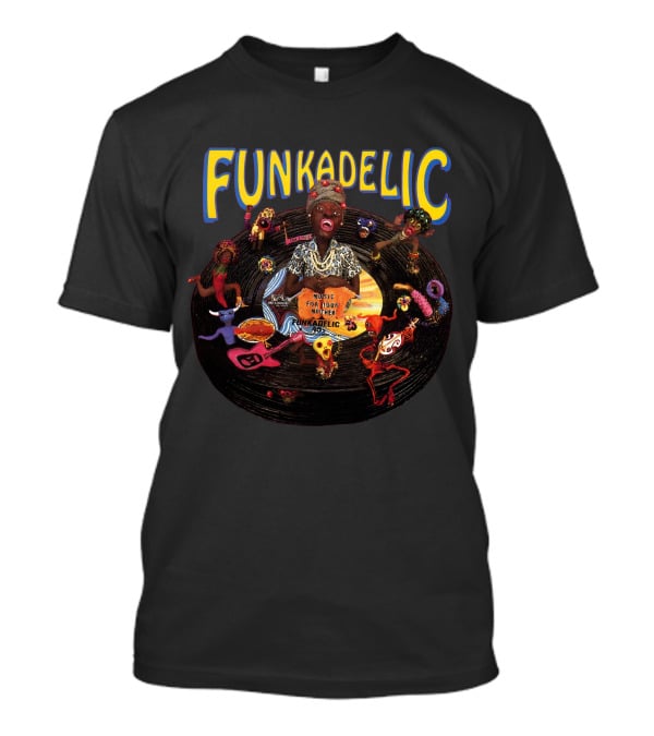 Funkadelic Maggot Brain Album Cover Mural For A Mind Funkadelic T-Shirt