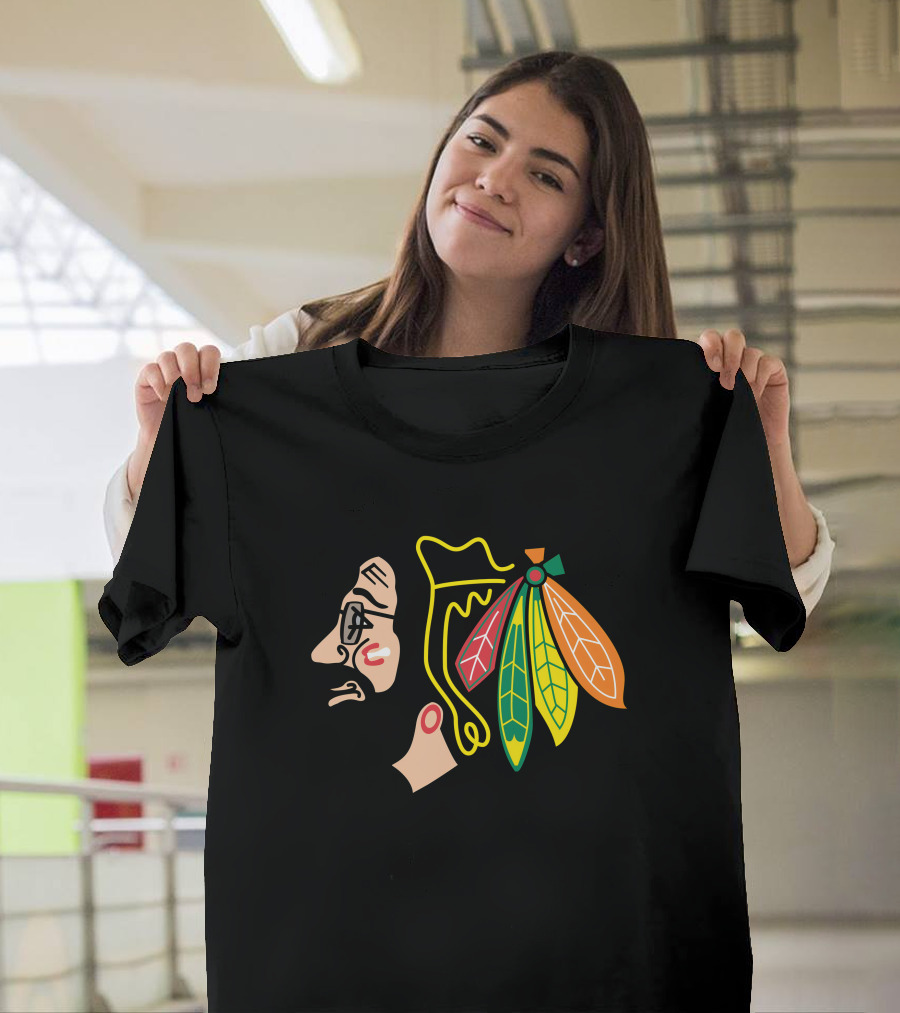 Chicago Blackhawks Grateful Dead Style T-Shirt