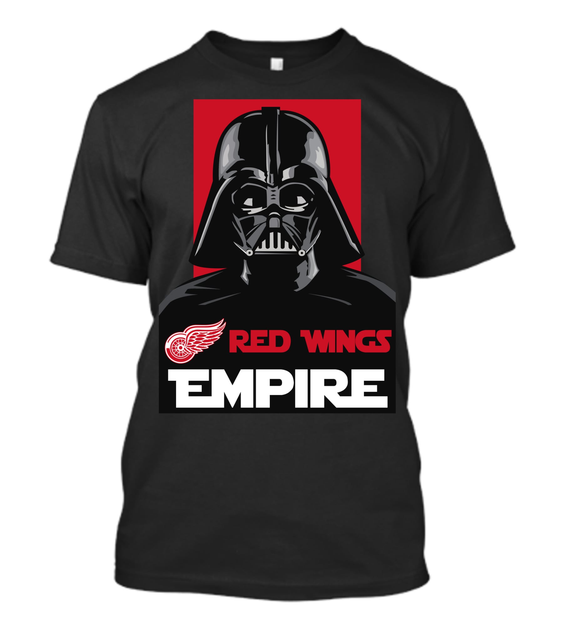Detroit Red Wings Empire Darth Vader Nhl T-Shirt