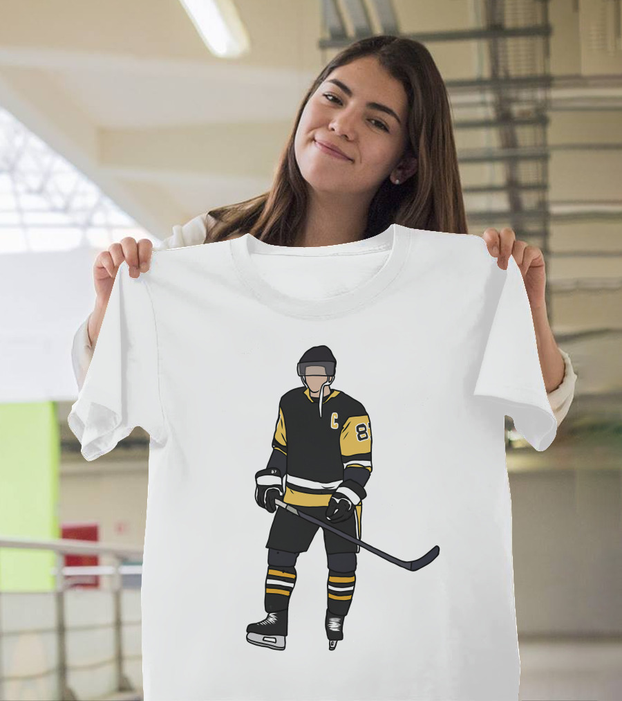 Pittsburgh Penguins Captain 87 Hockey Player T-Shirt