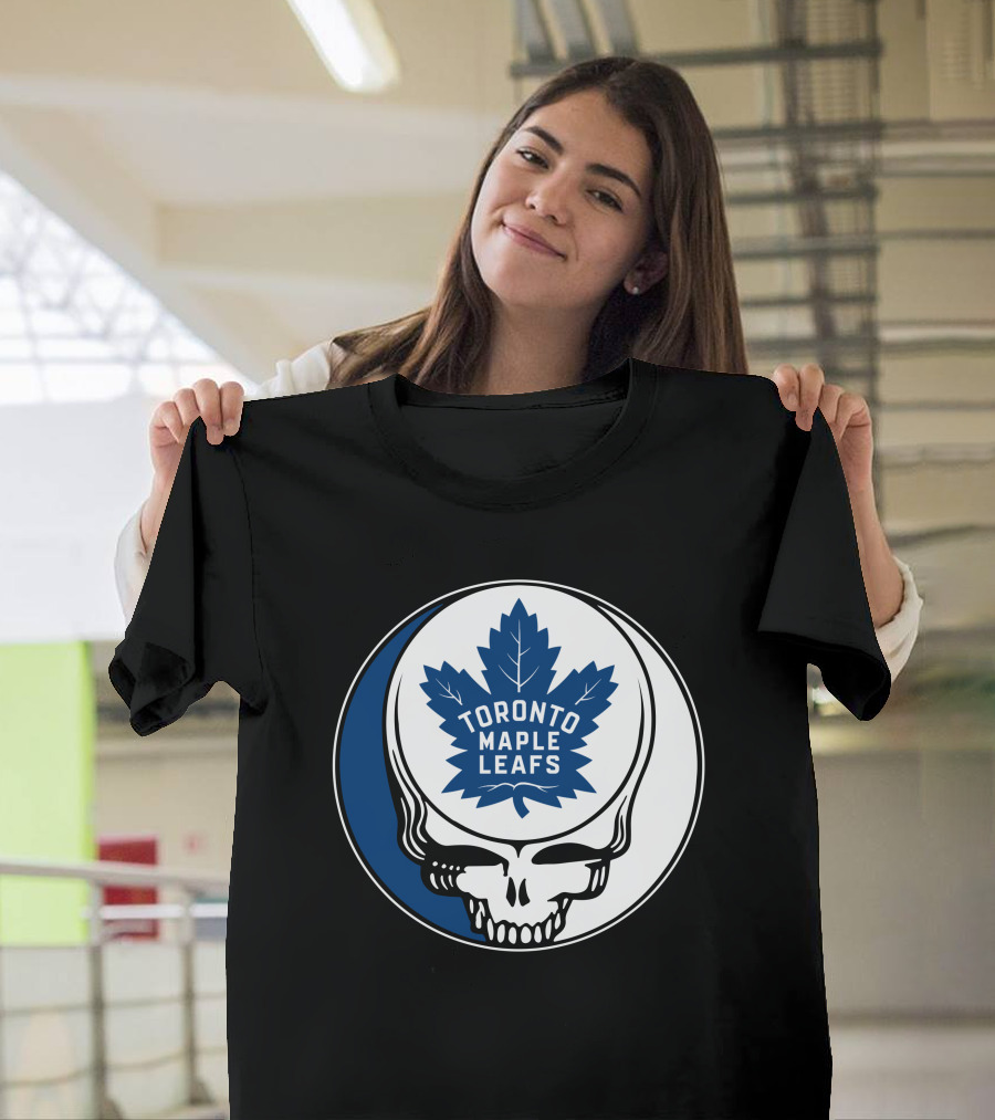Toronto Maple Leafs Skull T-Shirt