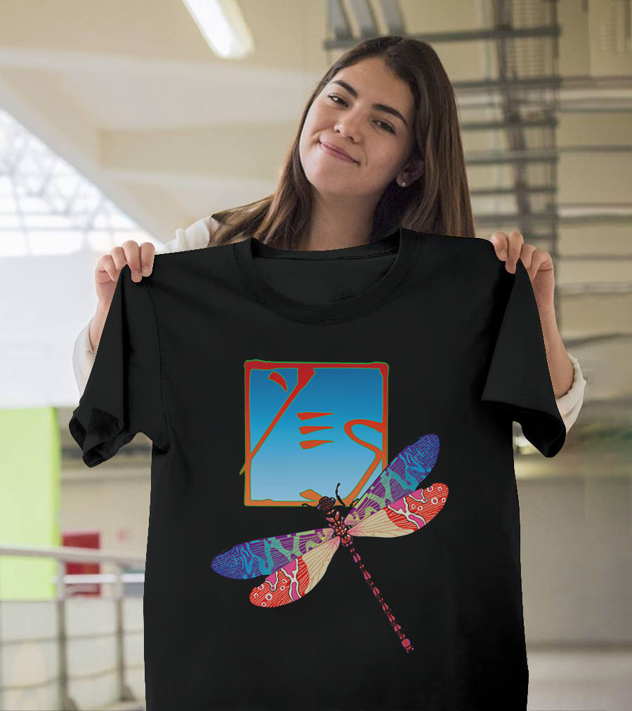 Dragonfly Psychedelic Artwork T-Shirt