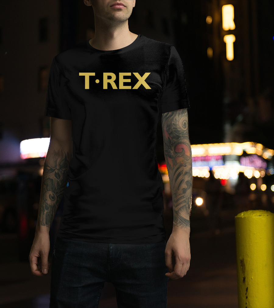 T-Rex Bold Yellow T-Shirt