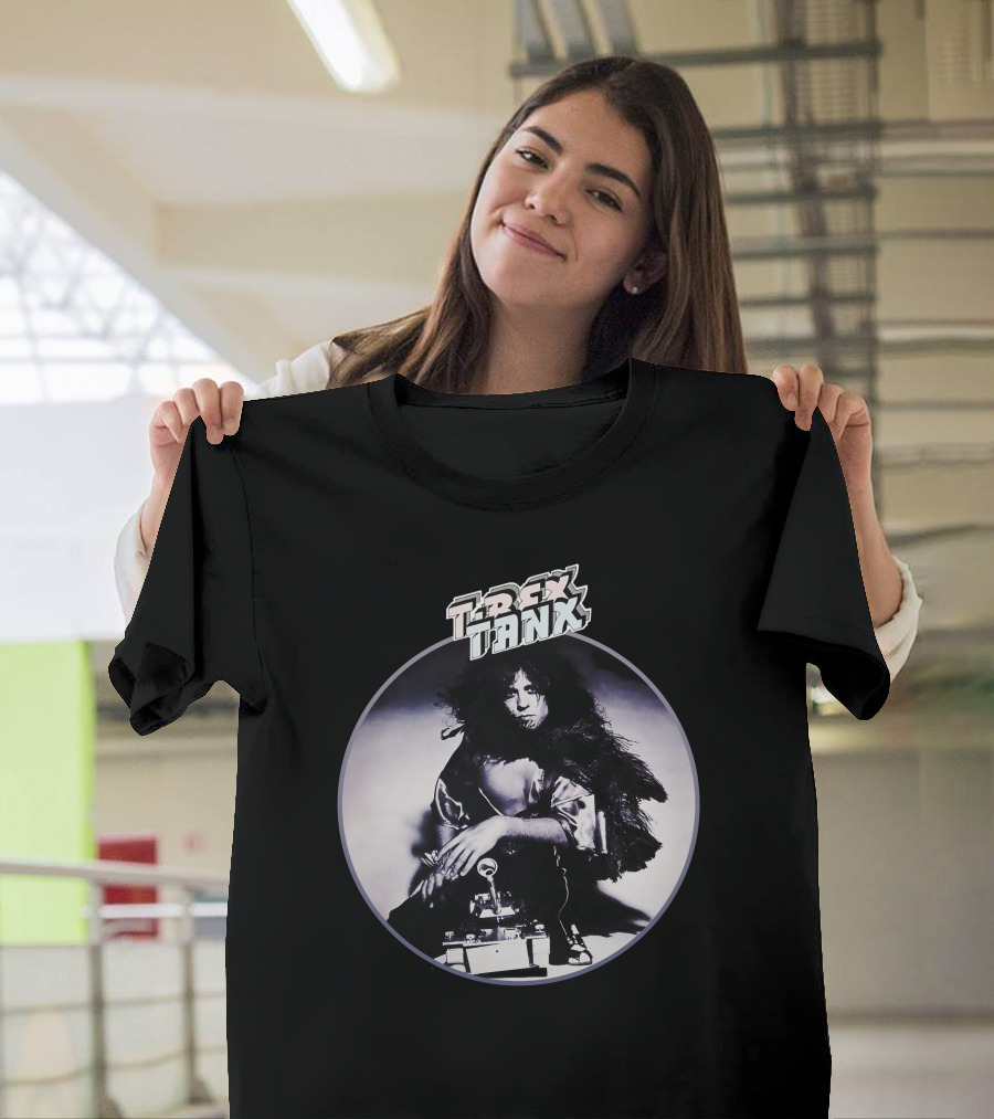 Trex Tanx Album Art Black And White Photo T-Shirt