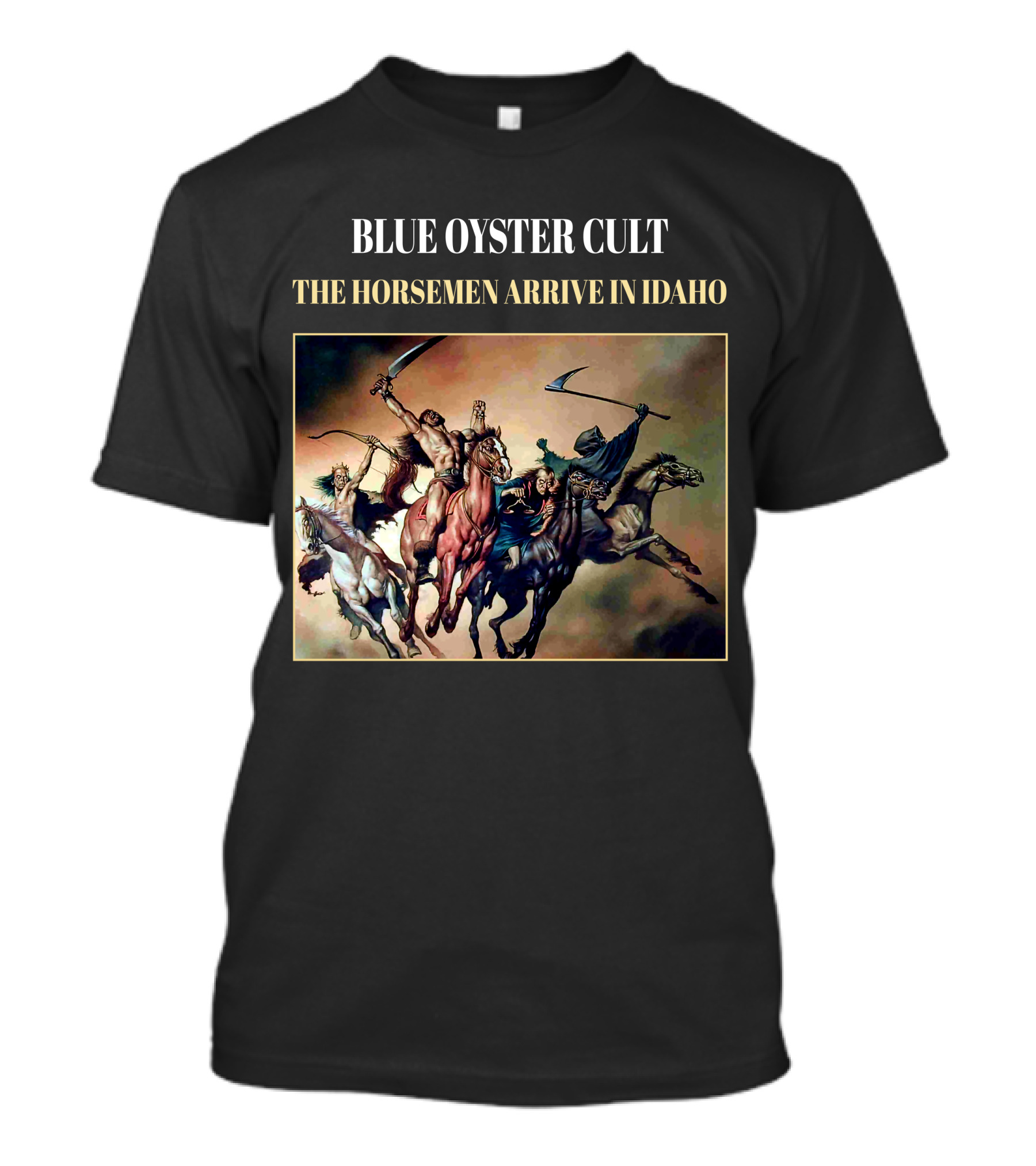 Blue Oyster Cult The Horsemen Arrive In Idaho T-Shirt