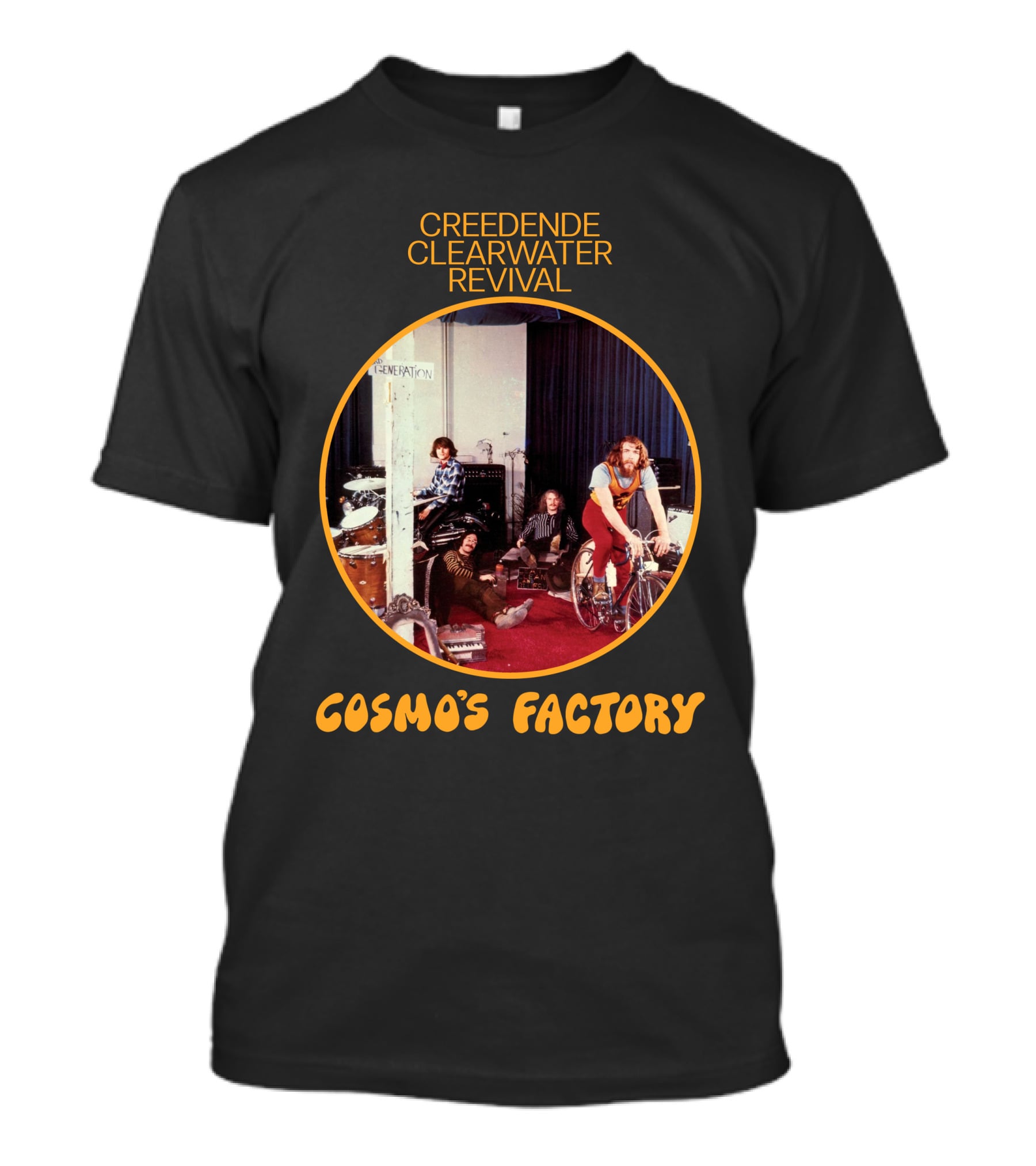 Creedence Clearwater Revival Cosmo's Factory Album Cover T-Shirt