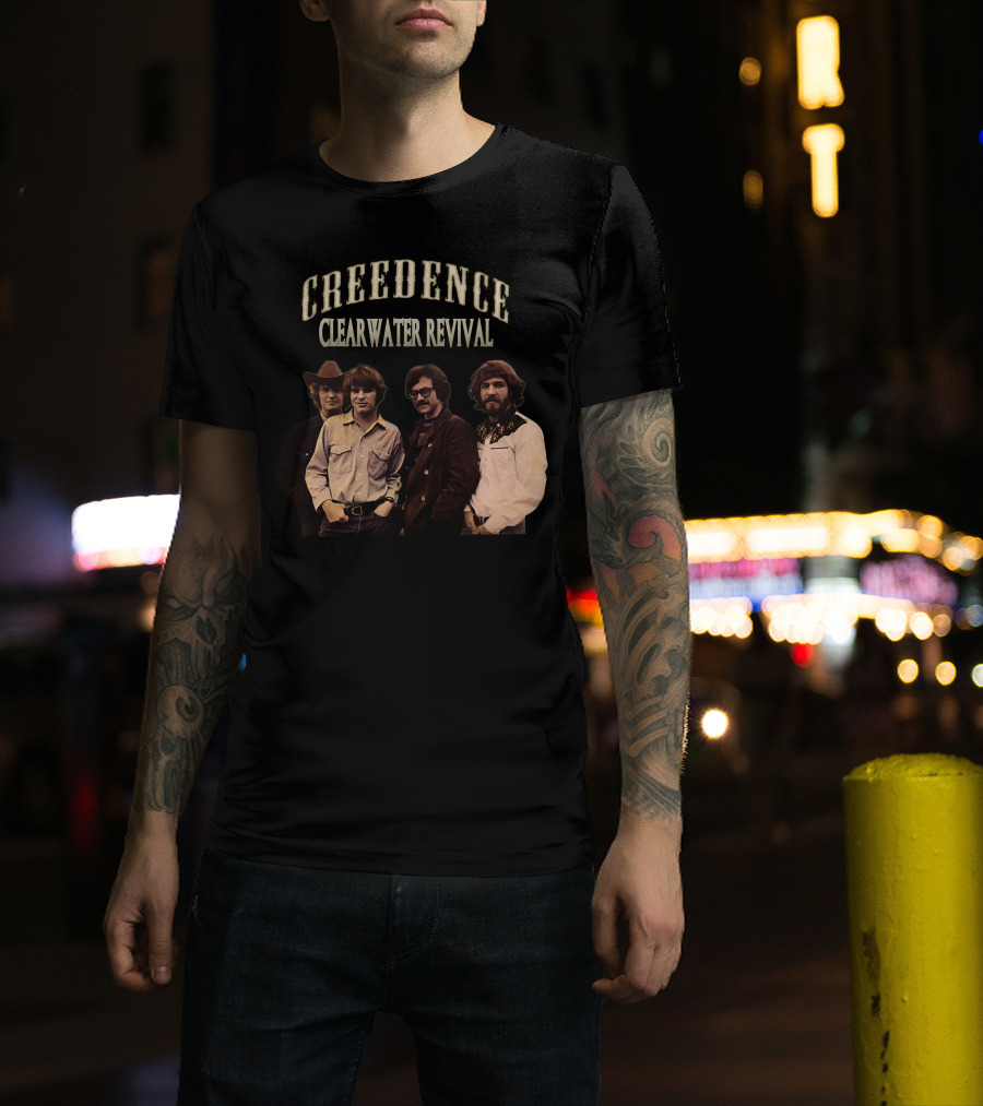 Creedence Clearwater Revival Band Portrait Ccr T-Shirt