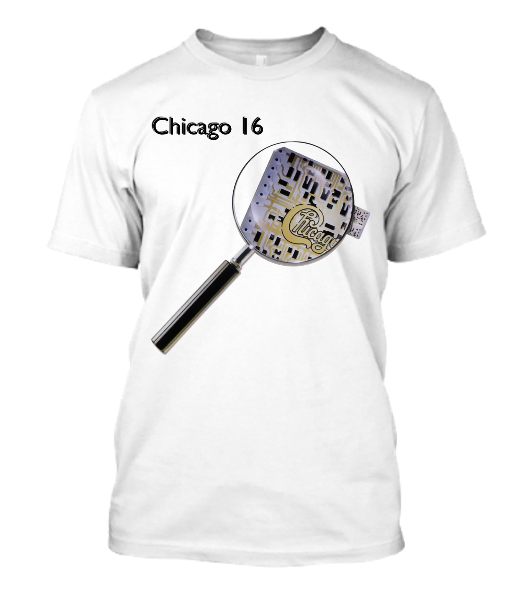 Chicago 16 Magnifying Circuitry T-Shirt