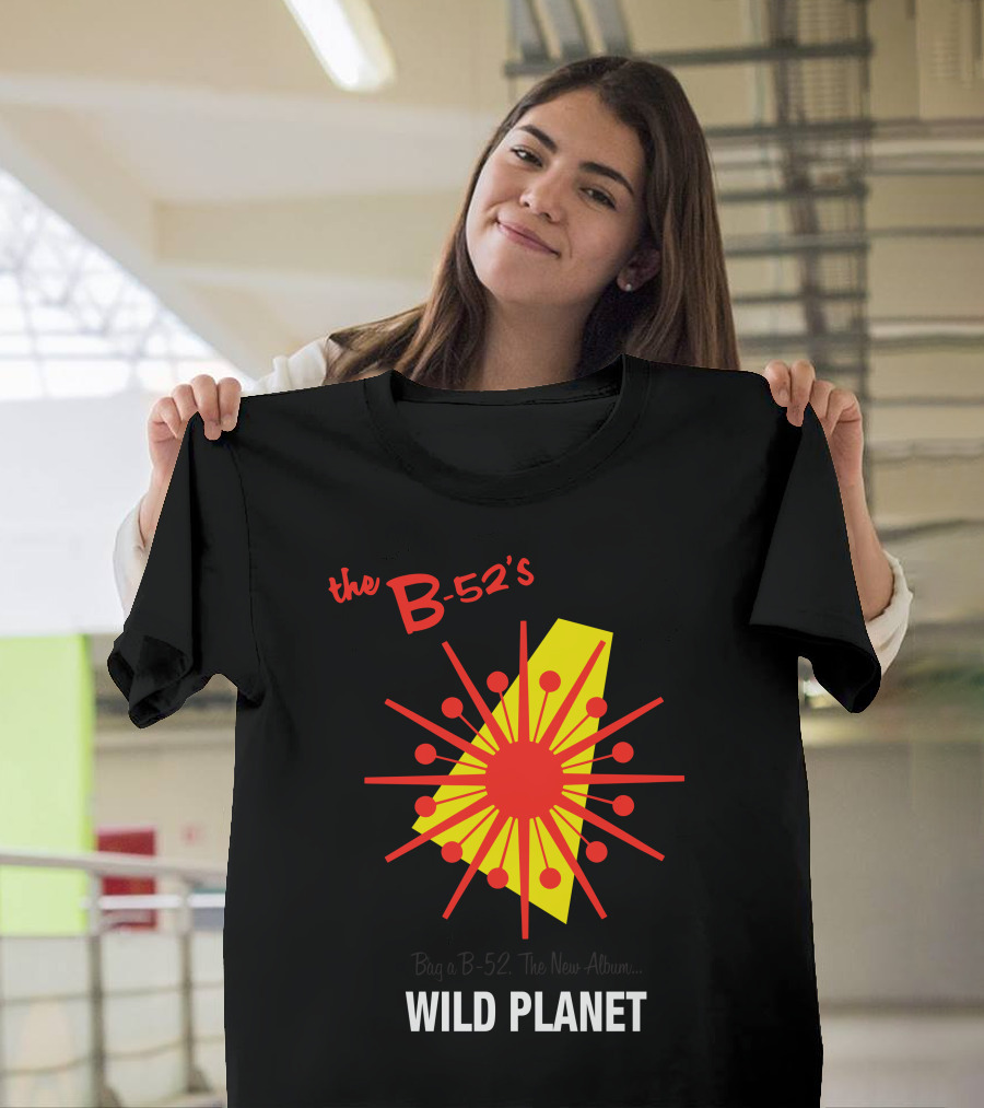 The B-52'S Wild Planet Explosion Retro Style T-Shirt
