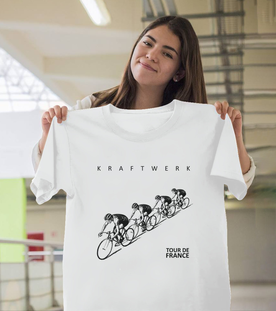 Kraftwerk Tour De France 24 Cycling Theme Retro Style T-Shirt