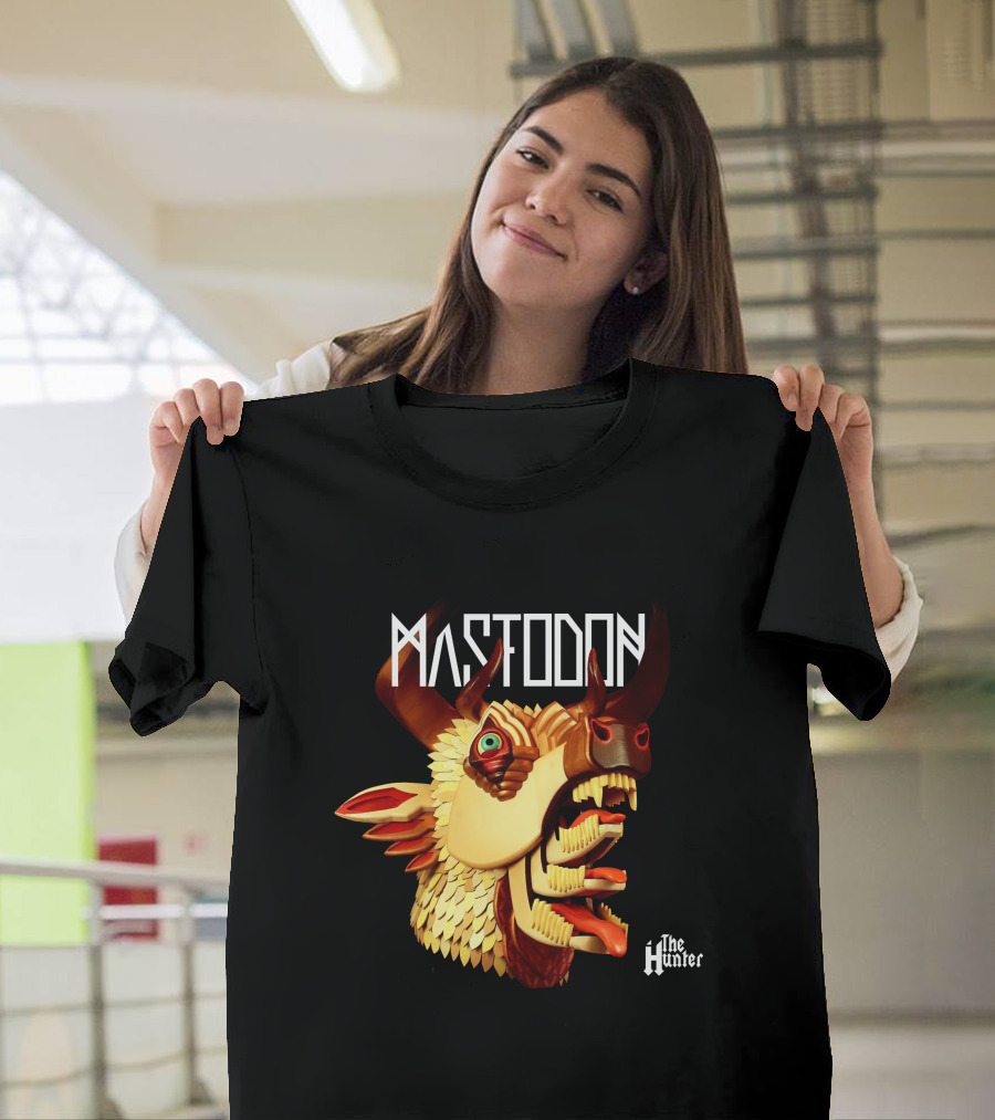 Mastodon The Hunter 3D Animal Head T-Shirt