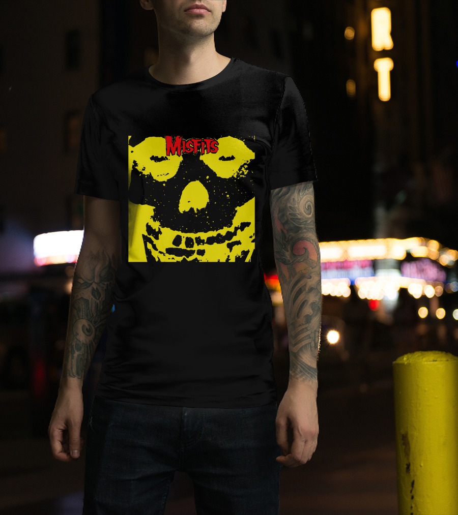 Misfits Yellow Skull T-Shirt