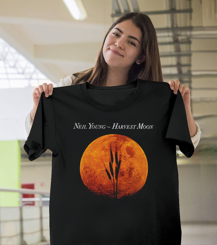 Neil Young Harvest Moon Orange Moon T-Shirt