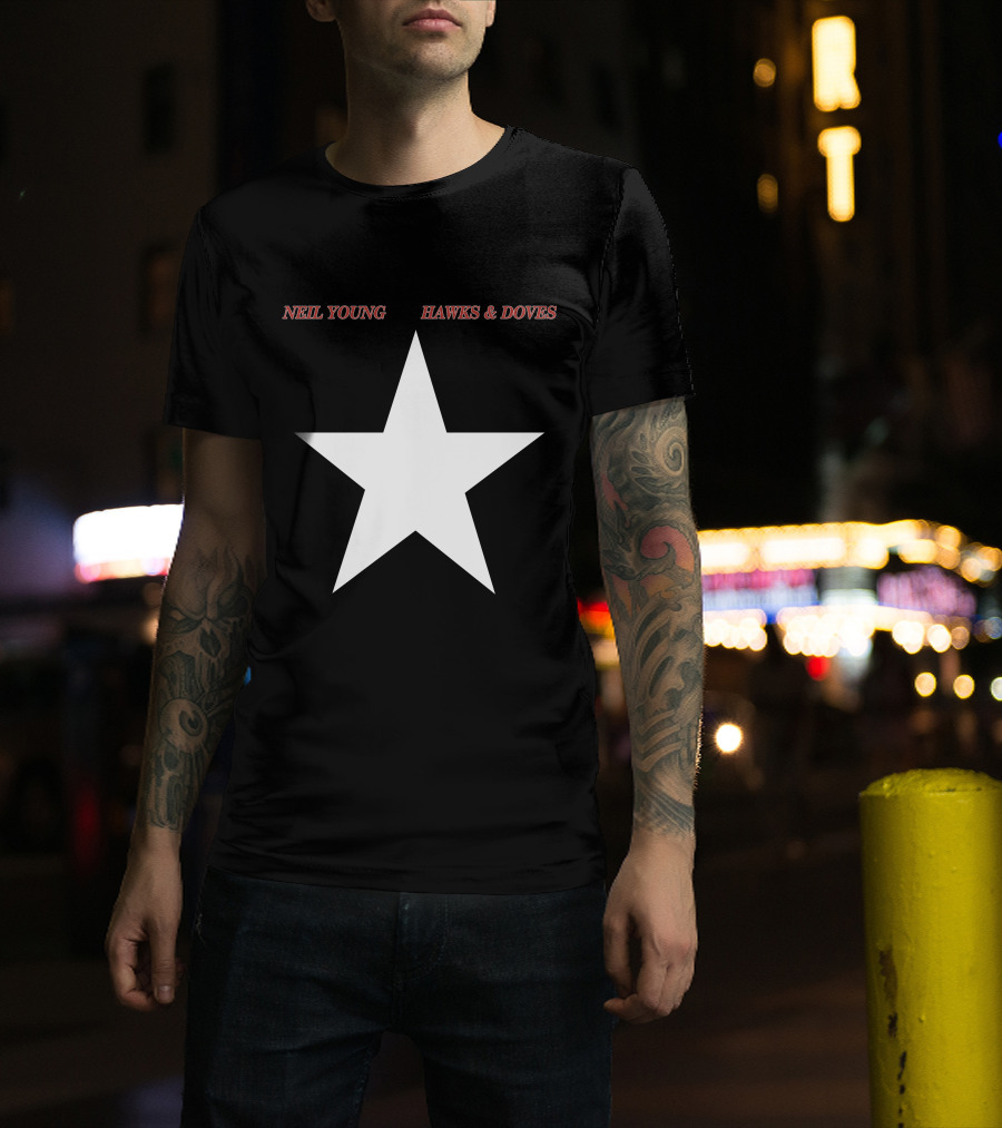 Neil Young Hawks & Doves Star T-Shirt