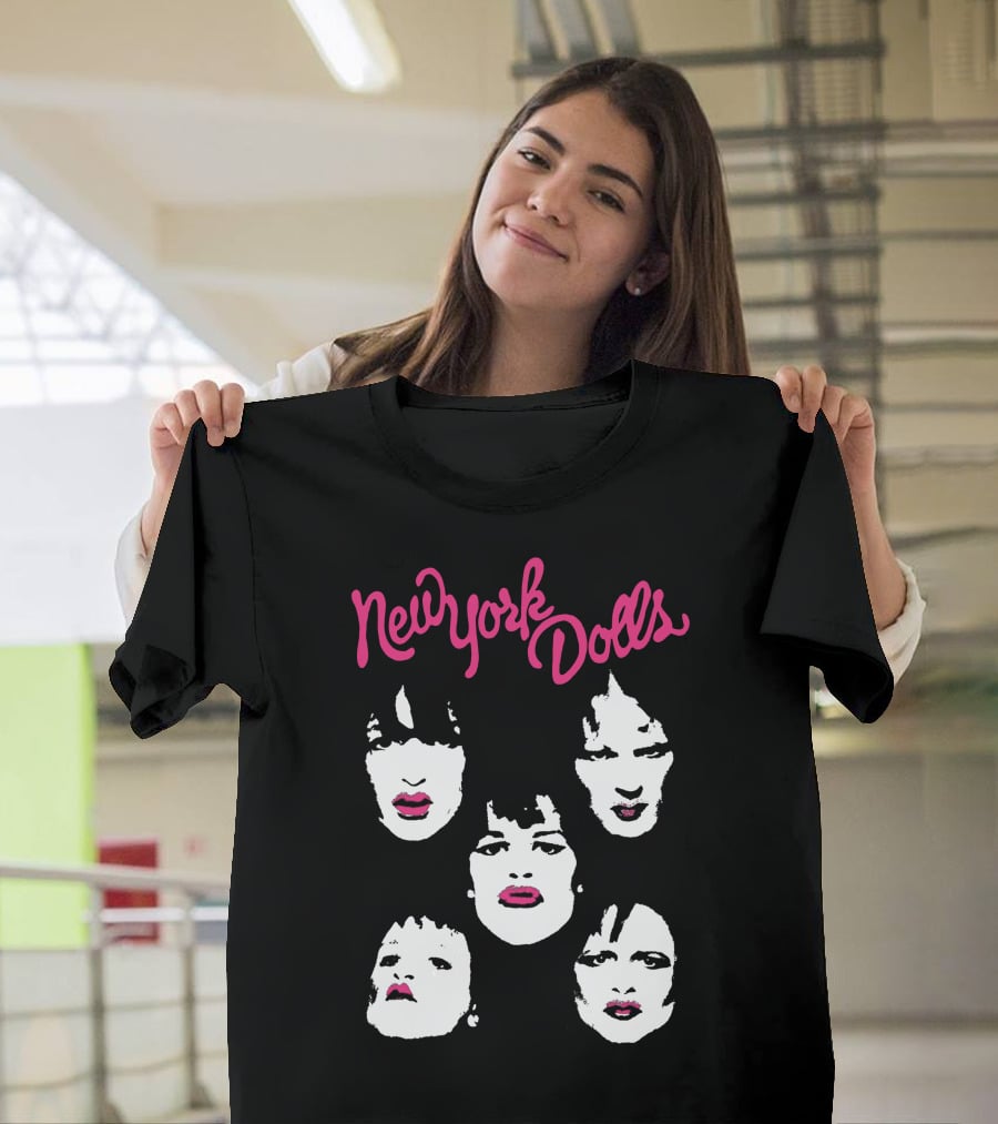 New York Dolls Band Faces T-Shirt