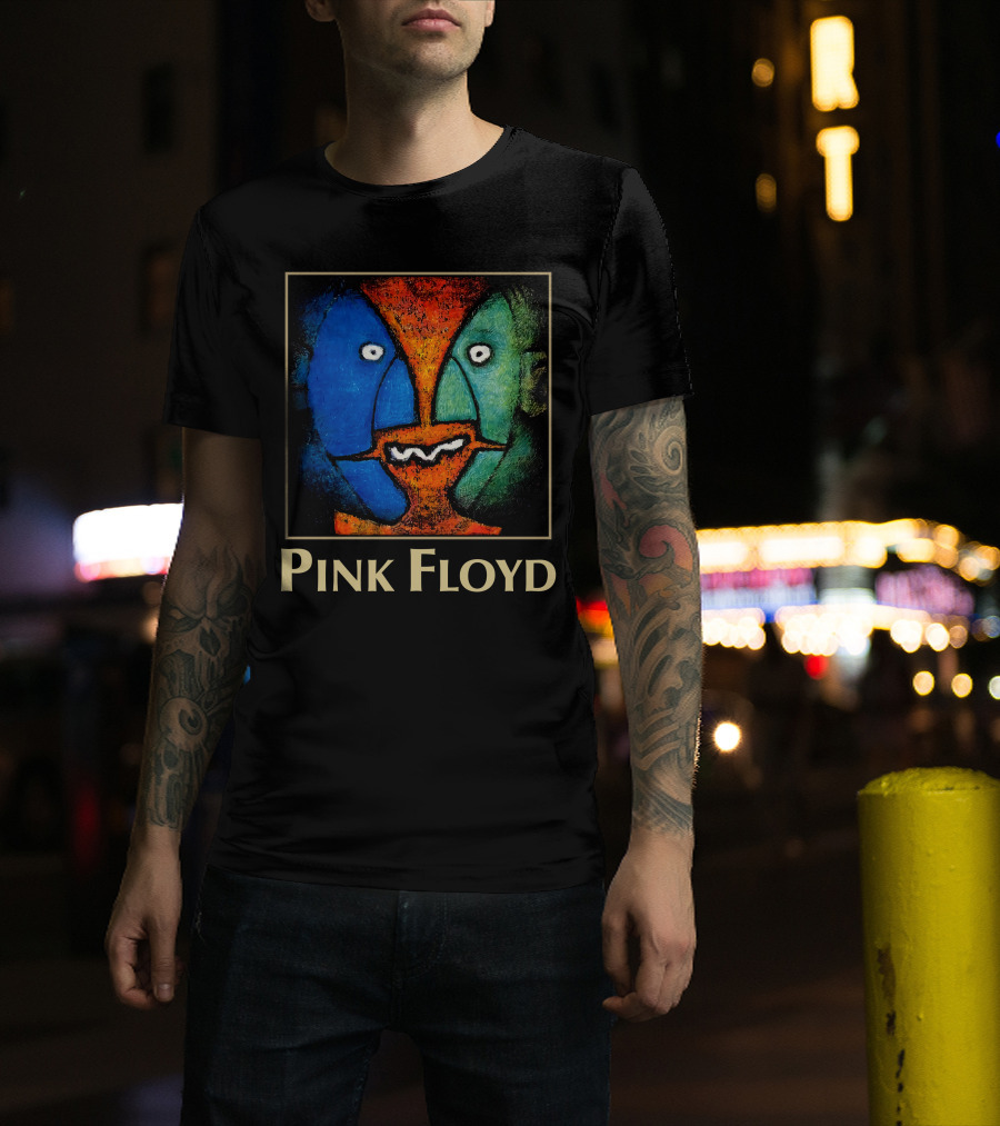 Pink Floyd Abstract Faces Artwork T-Shirt