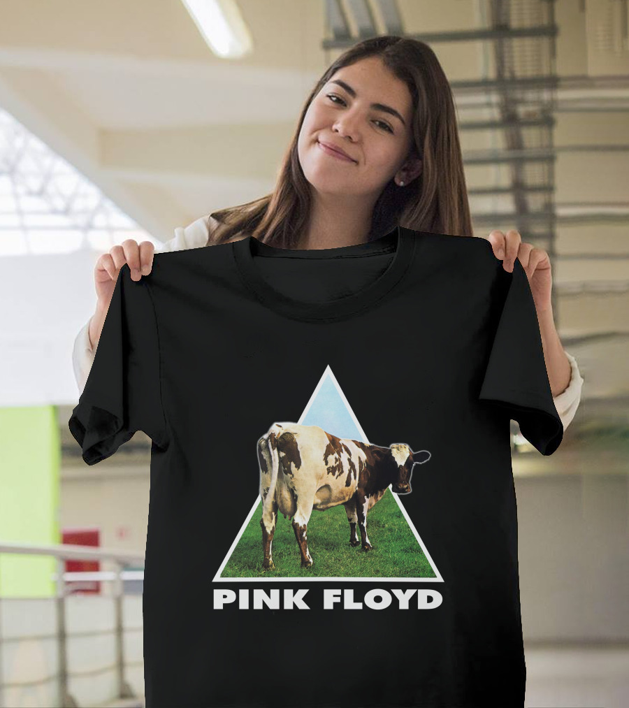 Pfl(43) Pink Floyd Atom Heart Mother Album Cow T-Shirt