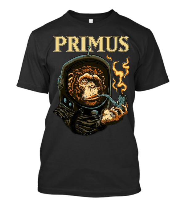 Primus Space Monkey Smoking Pipe T-Shirt