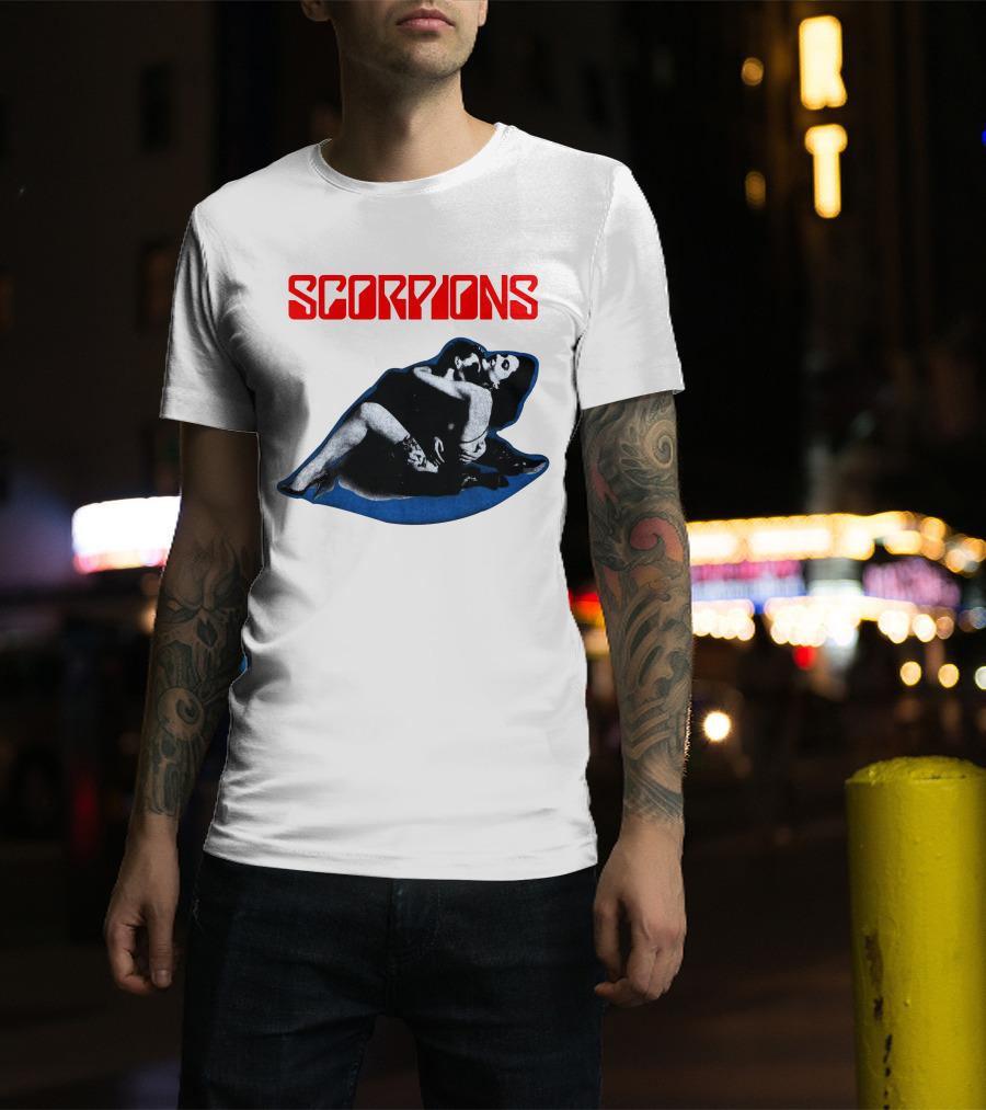 Scorpions Blackout Album Cover Art Retro T-Shirt