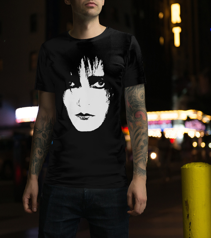 Satb 7 Siouxsie Sioux Monochrome Face T-Shirt